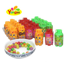 Gas Bottle Halal Mini Round Assorted Fruits Hard Candy